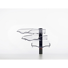 Bac à courrier CopySwinger- format B4 - 3 ou 5 bacs au choix - support anthracite