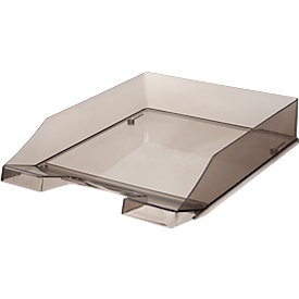 Bac à courrier HAN, topaze fumé transparent, 6 pièces