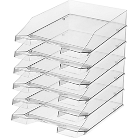 Bac à courrier HAN, transparent, 6 pièces