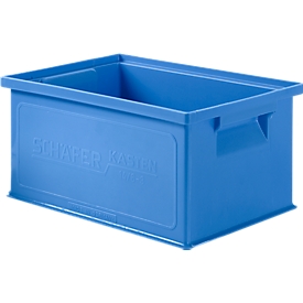 Bac à empiler 14/6-3, plastique, 7 L, bleu