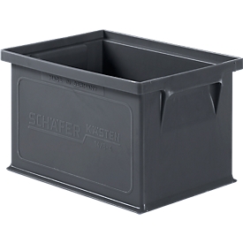 Bac à empiler série 14/6-4, en PP, conducteur ESD, volume 2,5 L, noir