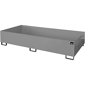 Bac de rayonnage type RW/RW 2700-3, sans caillebotis, gris RAL7005