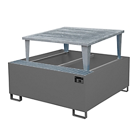 Bac de récupération AWA 1000-1, gris RAL 7005