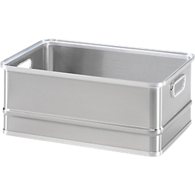 Bac de transport, empilable, non perforé, 60 L