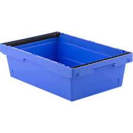 Bac emboîtable et gerbable KMB B617 KONISCHE, avec arceau, 27 L