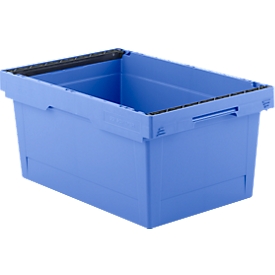 Bac emboîtable et gerbable KMB B627 KONISCHE, avec arceau, 45 L