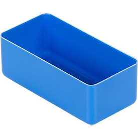 Bac encastrable EK 402, polystyrène, l. 54 x P 108 x H 40 mm, bleu, 60 pièces 