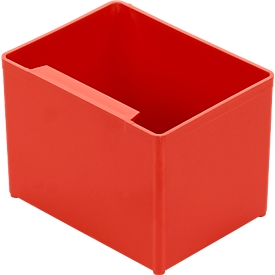 Bac encastrable EK 752, rouge, PP, 20 p. 