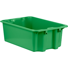 Bac gerbable et empilable FB 601, 30 L, vert