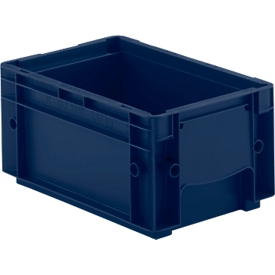 Bac pour petites pièces R-KLT 3215, polypropylène, l. 300 x P 200 x H 148 mm, jusqu'à 20 kg, bleu foncé