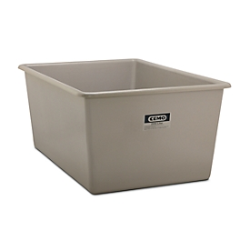 Bac rectangulaire standard, PRV, 2200 L, gris