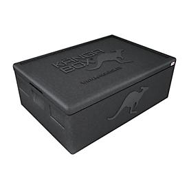 Bac thermobox Expert 60 x 40 KANGABOX, L  685 x l. 485 x H 260 mm, 53 litres, avec poignées de transport, noir