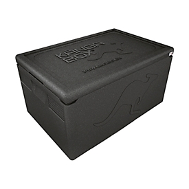 Bac thermobox Professional GN 1/1 KANGABOX, L 675 x l. 400 x H 290 mm, 39 litres, avec poignées "confort", noir