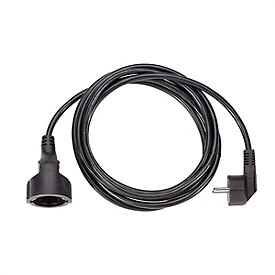 Bachmann 230V Verlängerungskabel schwarz - Kabel - Verlängerungskabel