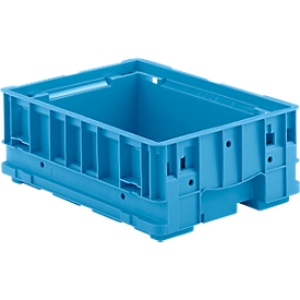 Bacs pour petites pièces C-KLT 4314, polypropylène, l. 400 x P 300 mm, jusqu'à 50 kg, bleu clair