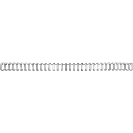 Baguettes à relier en métal WireBind GBC, A4, 34 anneaux, 14 mm pour max. 125 pages, 100 p., noir