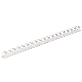 Baguette reliure plastique 3/12mm / Blanc