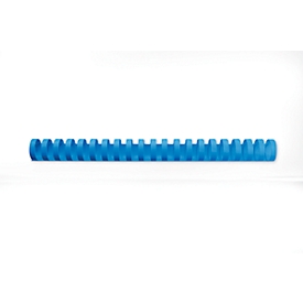 Baguettes à relier GBC®, plastique, Ø 22 mm, 100 p., bleu
