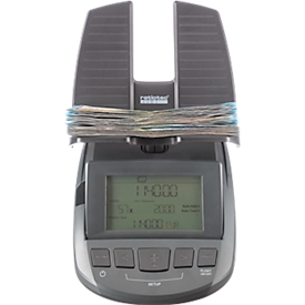 Balance pour argent ratiotec® RS 2000, pour pièces & billets, options de monnaie EUR/GBP/CHF, port USB, monnaie, L 190 x l 130 x H 148 mm, anthracite