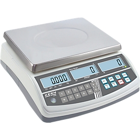 Balanza cuentapiezas CPB, 3 pantallas, función PRE-TARE, memoria de suma de conteo, rango pesaje máx. 15 kg