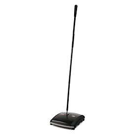 Balayeuse mécanique Rubbermaid EXECUTIVE-SERIE™, largeur de balayage 190 mm, double fonction, 2 types de brosse, L 266,7 x L 241,3 x H 1 117,6 mm, noir.