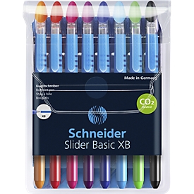Ballpoint pen SCHNEIDER slider XB, Set of 8
