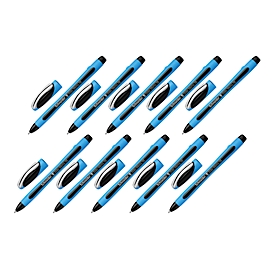 Ballpoint pens Slider Memo, black, 10 pieces
