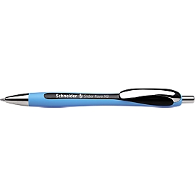 Balpen Slider Rave, zwart, 5 stuks