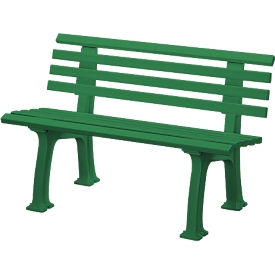 Banc de jardin, 2 places, L 1200 mm, vert