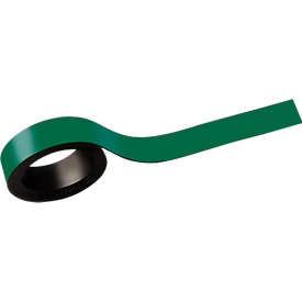 Bande magnétique adhésive - 15 mm x 10 m - vert - 2 rouleaux - notre marque Schäfer Shop Select