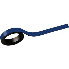 Bande magnétique MAUL, inscriptible, L 1000 x l. 10 mm, 2 p., bleu