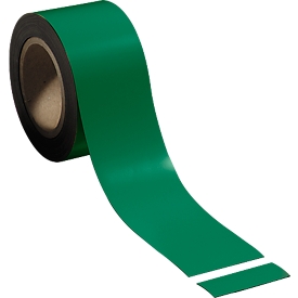 Bande magnétique, vert clair, 70 mm x 10 m