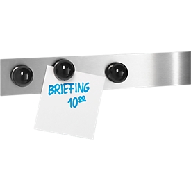 Bande murale profilée, inox, 1 m