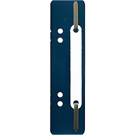 Bandes agrafeuses Exacompta 426007B, perforation 60 & 80 mm, L 150 x l 35 mm, plastique & métal, bleu foncé, 250 pcs.