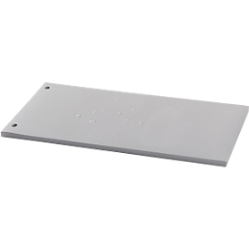Bandes d'intercalaires en plastique, polypropylène, coloris uni, 100 p., gris