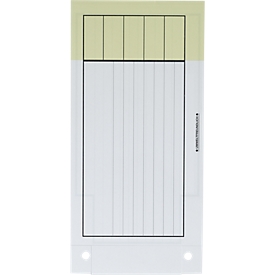 Bandes d'intercalaires inscriptibles, en papier, 250 p., chamois