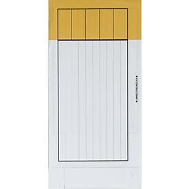 Bandes d'intercalaires inscriptibles, en papier, 250 p., vieil or