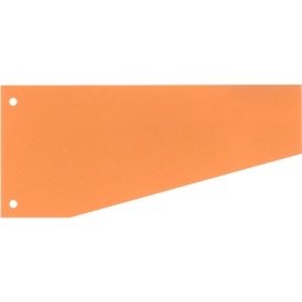 Bandes d'intercalaires trapézoïdales SCHÄFER SHOP, carton, 100 p., orange