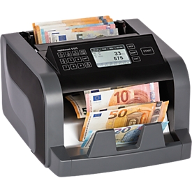 Bankbiljetteller Rapidcount S 575, f. EURO-biljetten, stuk- en waardetellers, authenticiteitscontrole