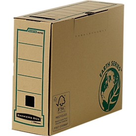 Bankers Box® boîtes d'archives Earth Series, A4, dos de 100 mm, 20 pièces