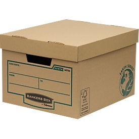 Bankers Box® caisses d'archivage Earth, en carton, fond doublement renforcé, 10 pièces