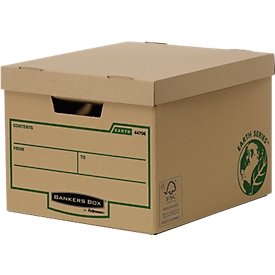 Bankers Box® caisses de transport Earth Series, pour 4 boîtes d'archives, 10 pièces