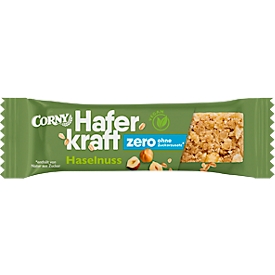 Barre de céréales Corny Avoine Zéro Noisette, carton de 12 barres de 50g