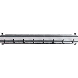 Barre de crochets, pour armoire à clés, L 240 mm pour 8 clés, noir