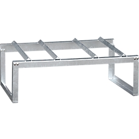 Barrel support for 2 x 200 l barrels