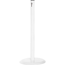 Barrier post, white