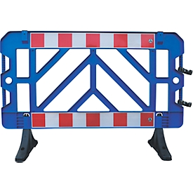 Barrières de sécurité lot de 2, 1000 x 1500 mm, bleu