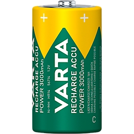 Batería recargable VARTA POWER PLAY LONGLIFE, baby C, 2 piezas