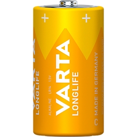 Batterie Baby C VARTA Longlife, hohe Lebens- & Lagerdauer, 1,5 V, 2 Stück