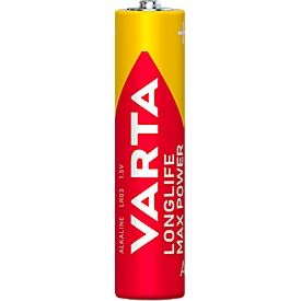 Batterij AAA Micro VARTA Longlife Max Power, 1,5 V, 4 stuks